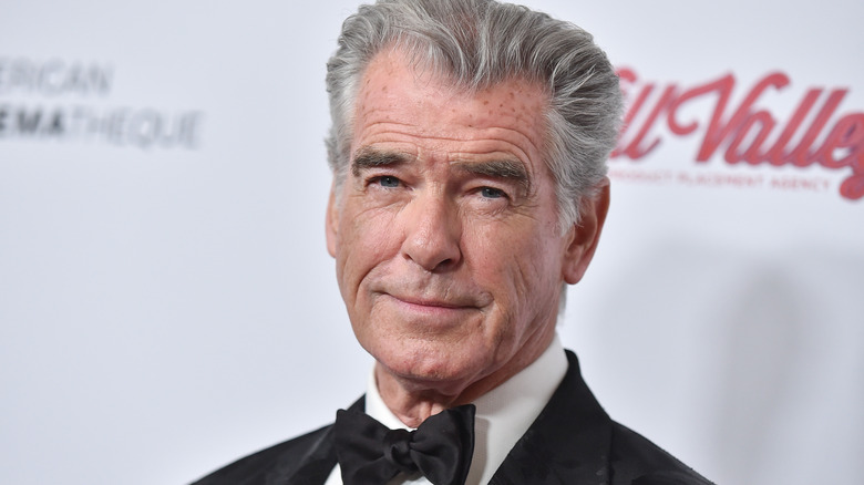 Pierce Brosnan posing