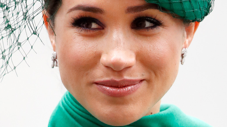 Meghan Markle green hat