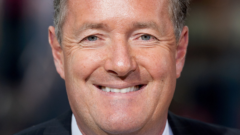 Piers Morgan smiling