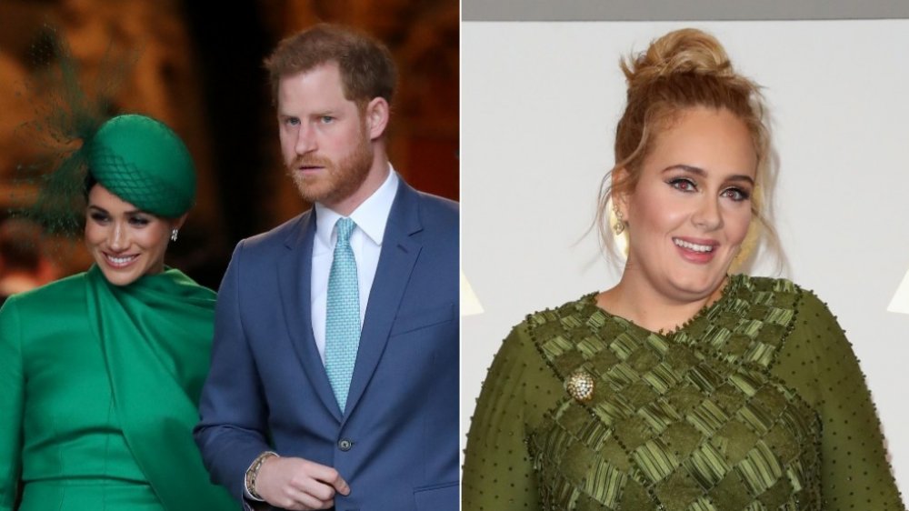 Meghan Markle and Prince Harry; Adele