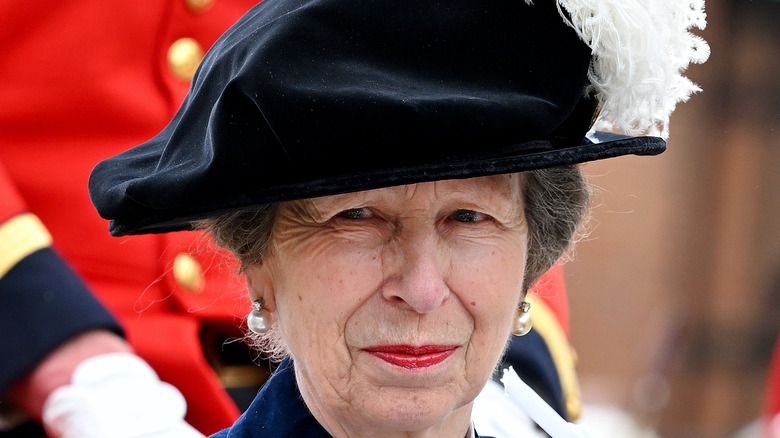 Princess Anne smiling