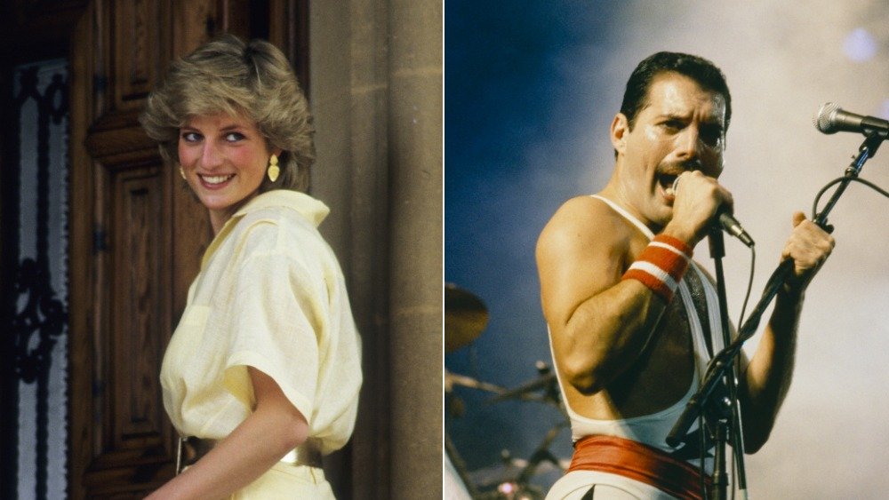 Princess Diana and Freddie Mercury