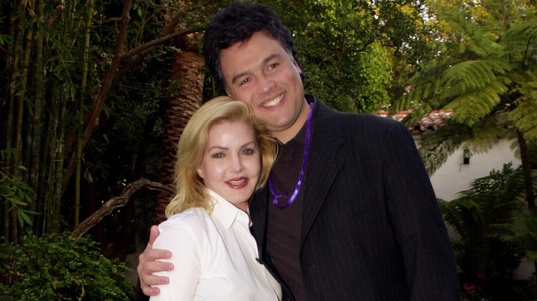 Marco Garibaldi with arm around Priscilla Presley