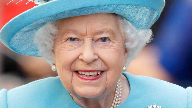 Queen Elizabeth II smiling 