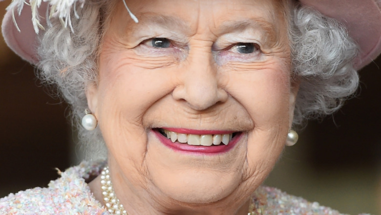 Queen Elizabeth smiling