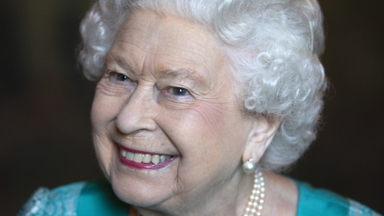 Queen Elizabeth smiling