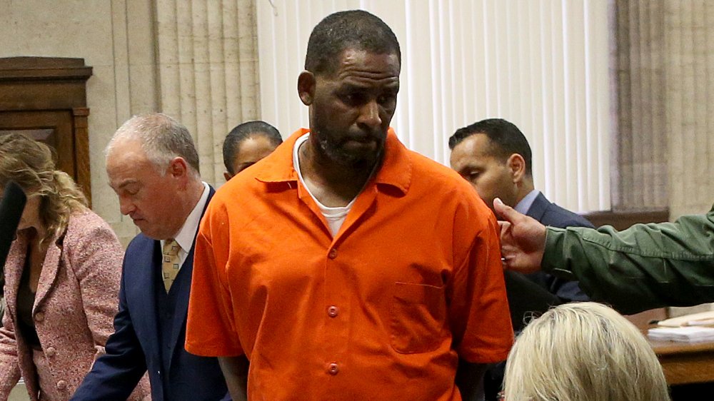 R. Kelly attends a hearing on September 17, 2019