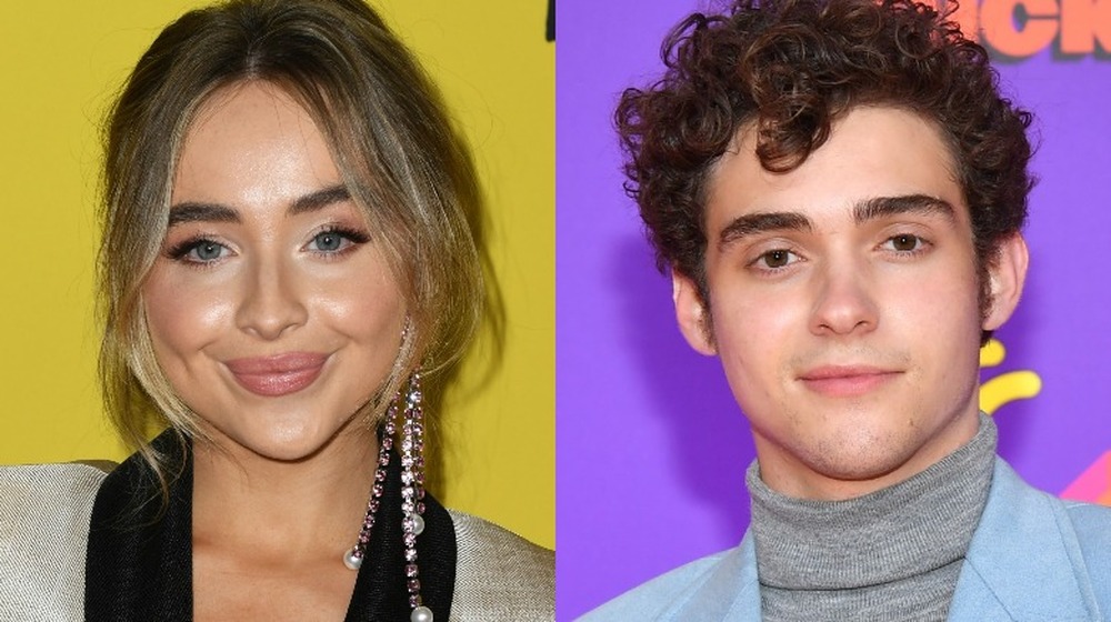 Sabrina Carpenter and Joshua Bassett side-by-side