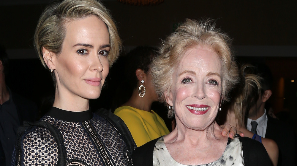 Sarah Paulson and Holland Taylor smiling together