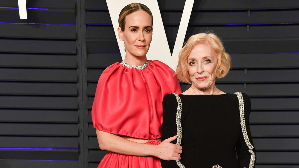 Sarah Paulson and Holland Taylor posing together