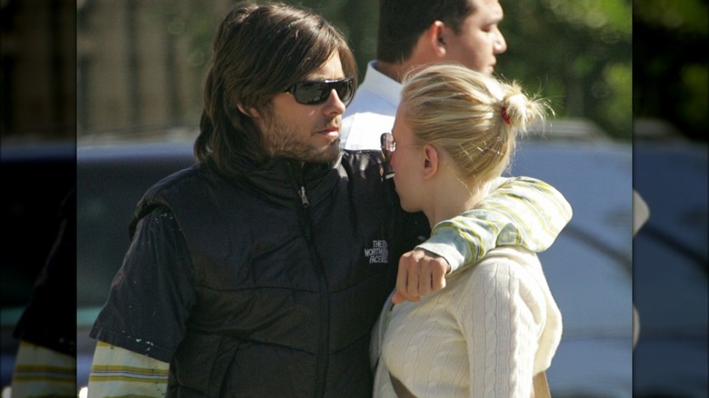 Jared Leto and Scarlett Johansson shopping