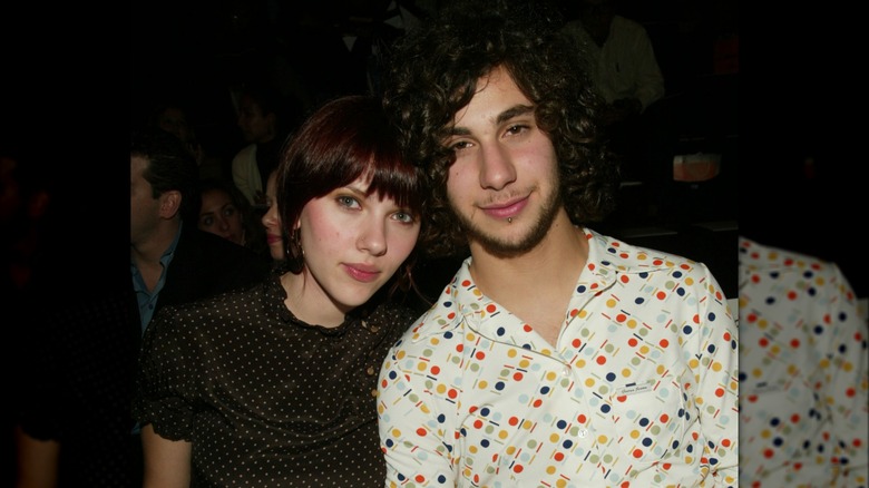 Scarlett Johansson and Jack Antonoff smiling