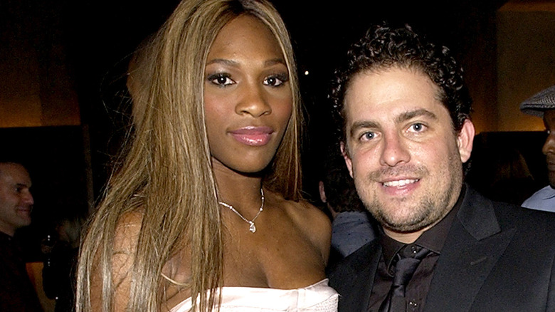 Serena Williams and Brett Ratner smiling together