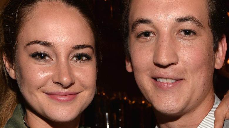 Miles Teller and Shailene Woodley smiling