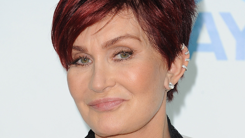 Sharon Osbourne poses at an event