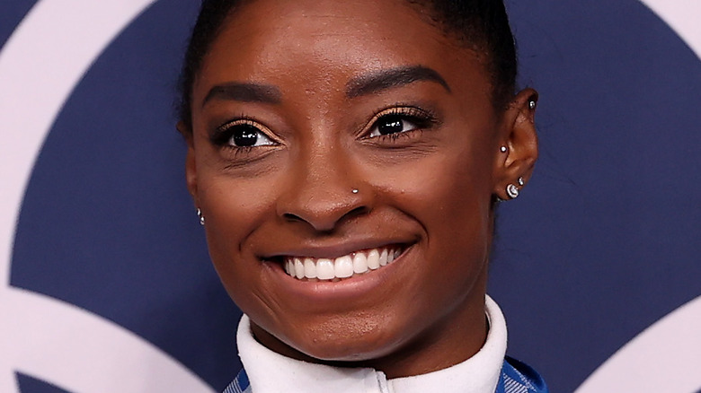 Simone Biles smiling