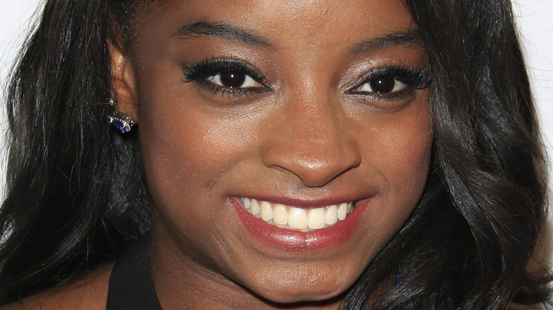 Simone Biles smiling