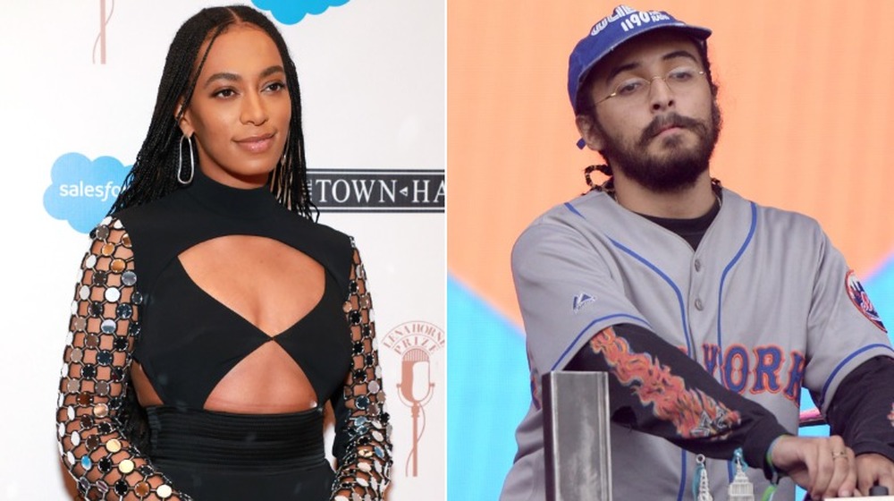 Solange Knowles and Gio Escobar split image