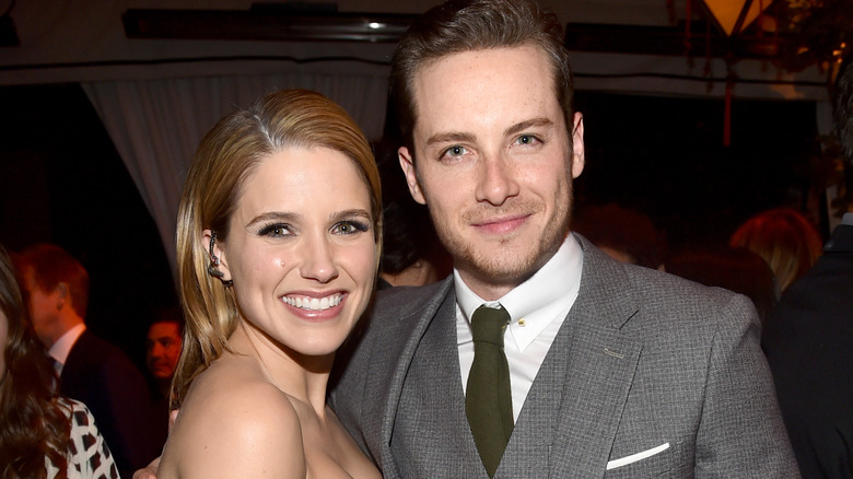 Jesse Lee Soffer and Sophia Bush pose together