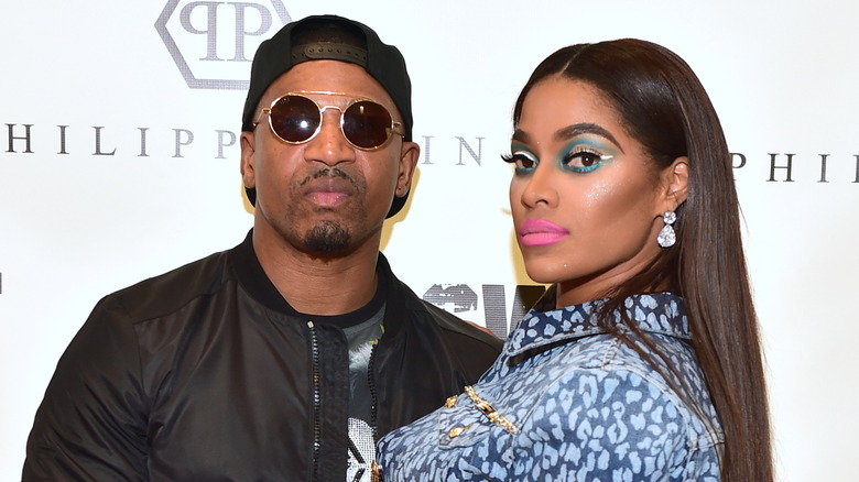 Joseline and Stevie J on the red carpet