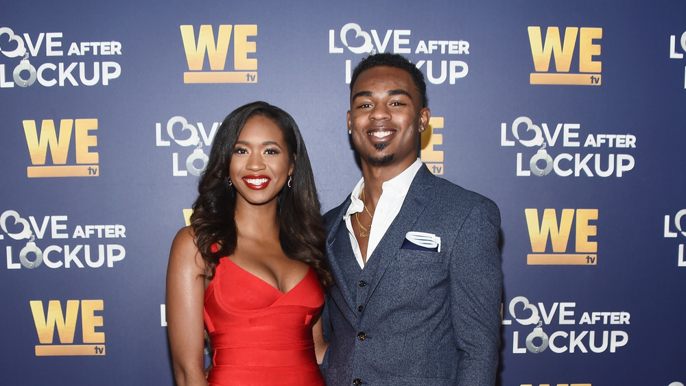 Bayleigh Dalton and Swaggy C at a WEtv event in 2018