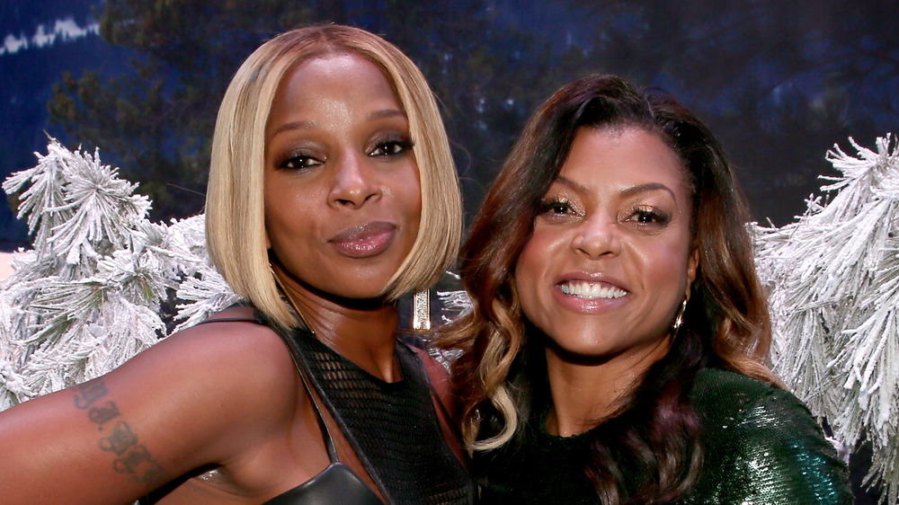 Mary J Blige and Taraji P Henson