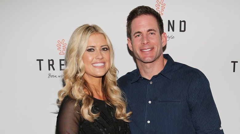 Christina Haack and Tarek El Moussa on the red carpet