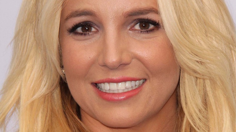 Britney Spears brown eyes