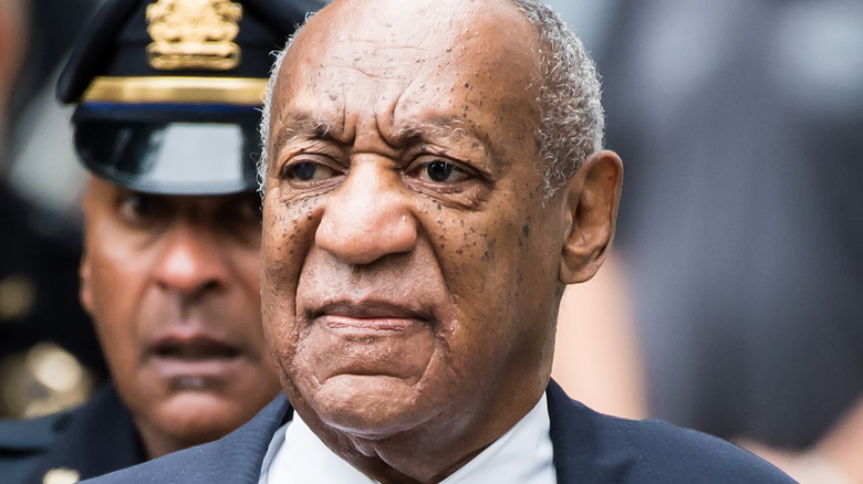 Bill Cosby staring ahead 