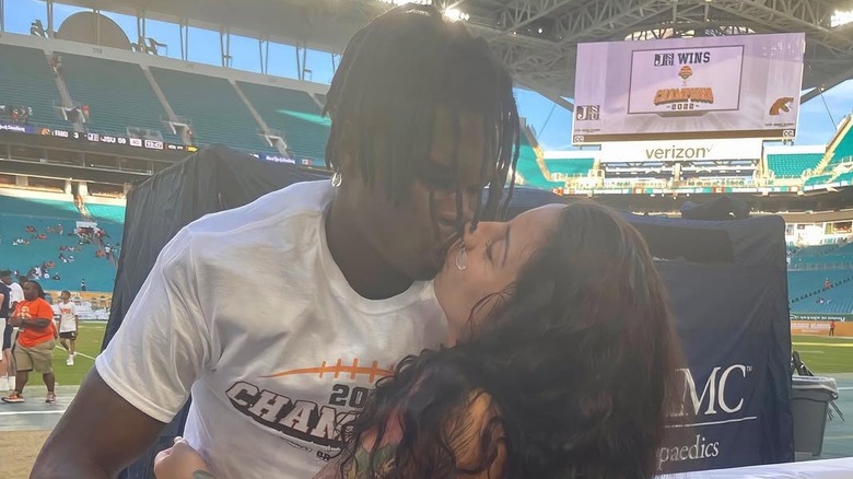 Travis Hunter and Leanna Lenee