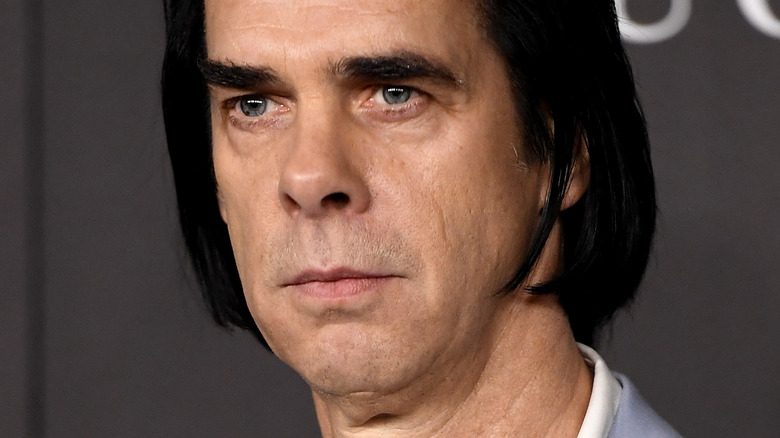 Nick Cave posing