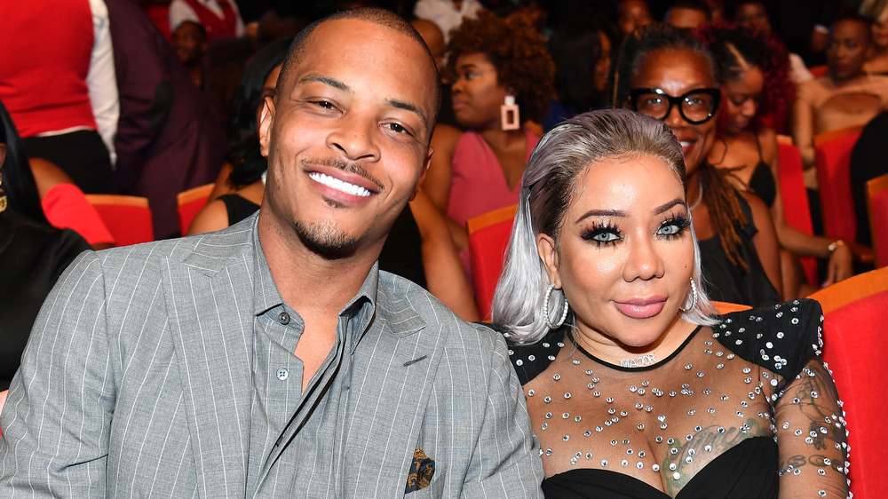 T.I. and Tiny at an awards show