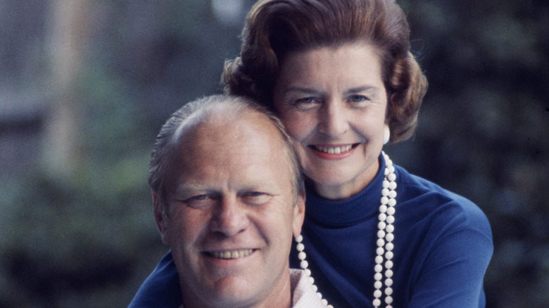 Gerald and Betty Ford smiling