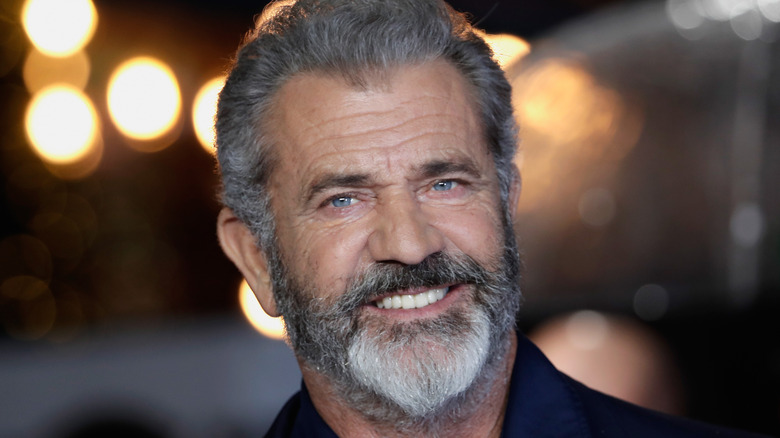 Mel Gibson smiling