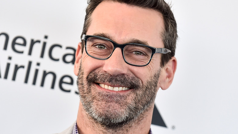 Jon Hamm smiling