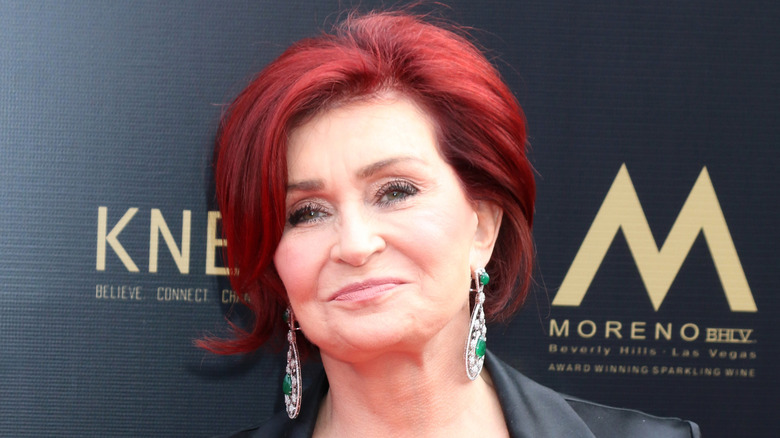 Sharon Osbourne smiling