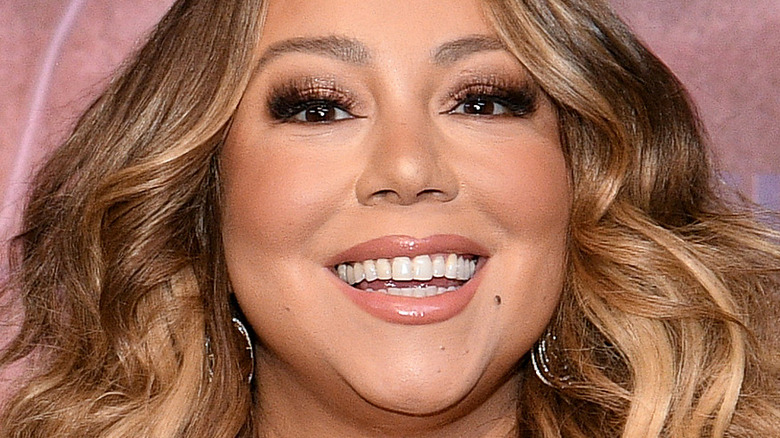 Mariah Carey smiling