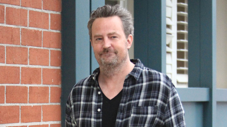 Matthew Perry smiling