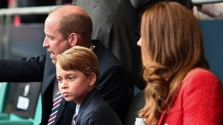 The Wales family at an event 