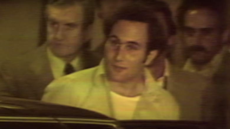David Berkowitz getting into a car