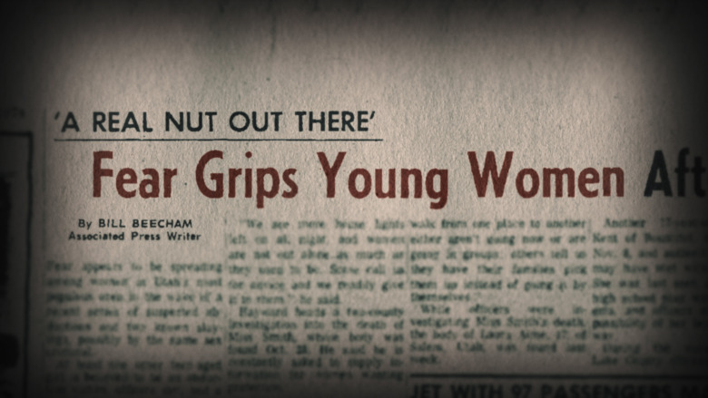 Newspaper headline about Ted Bundy