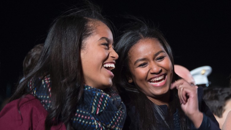 Malia Obama Sasha Obama