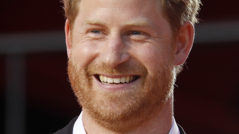 Prince Harry smiling