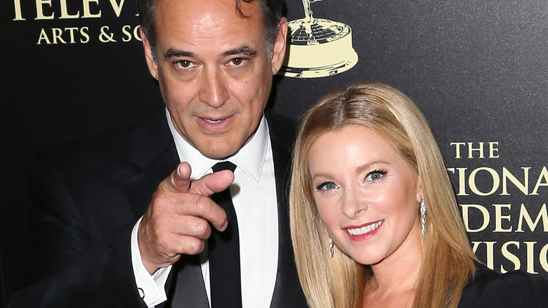 Jon Lindstrom and Cady McClain smiling