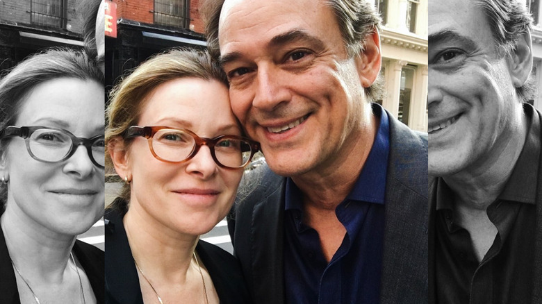 Cady McClain and Jon Lindstrom smiling