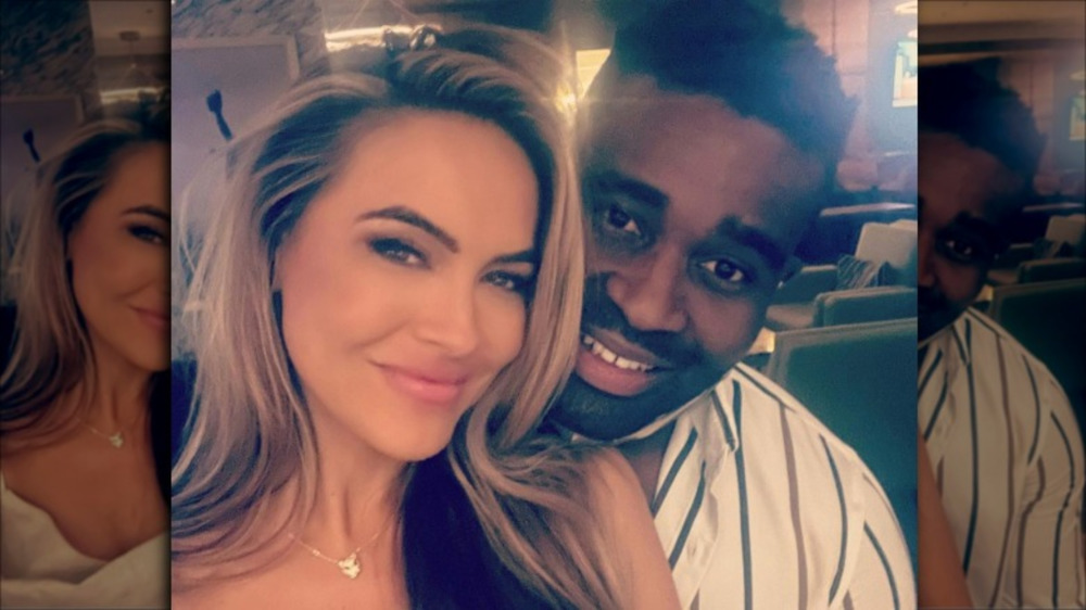 Chrishell Stause and Keo Motsepe selfie