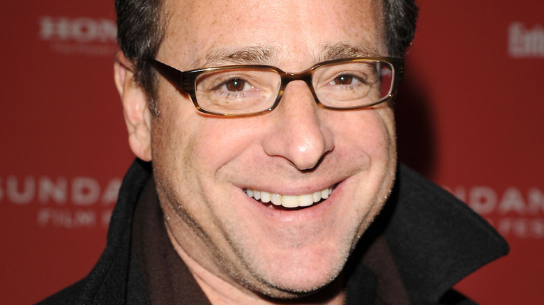 Bob Saget smiling big