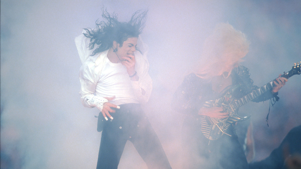 Michael Jackson performing at Super Bowl