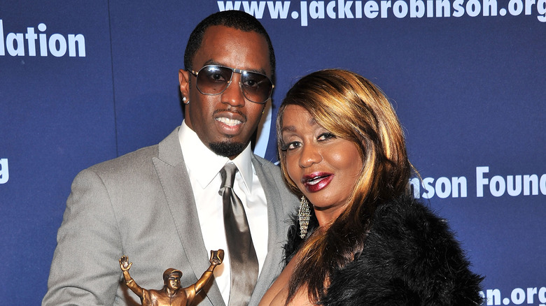 Sean 'Diddy' Combs and his mother pose together