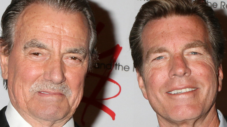 Eric Braeden and Peter Bergman smiling